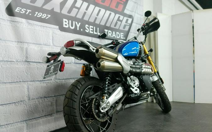 2022 Triumph Scrambler 1200 XE Cobalt Blue Jet Black