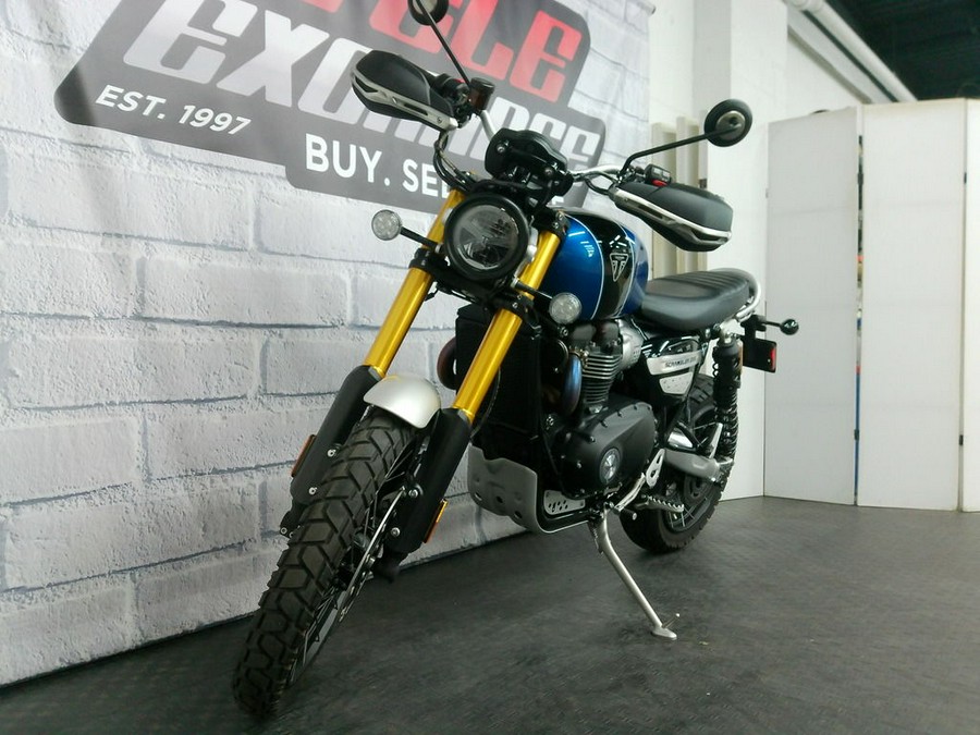 2022 Triumph Scrambler 1200 XE Cobalt Blue Jet Black