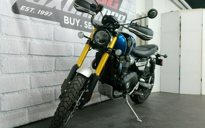 2022 Triumph Scrambler 1200 XE Cobalt Blue Jet Black