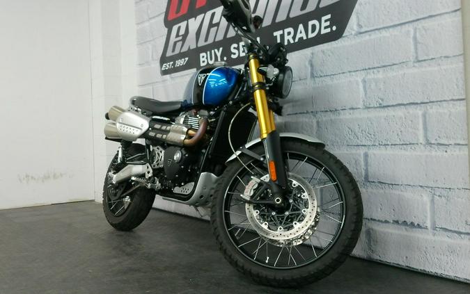 2022 Triumph Scrambler 1200 XE Cobalt Blue Jet Black