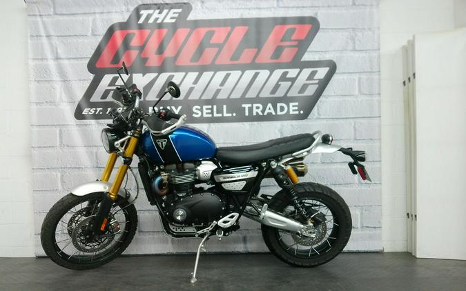 2022 Triumph Scrambler 1200 XE Cobalt Blue Jet Black