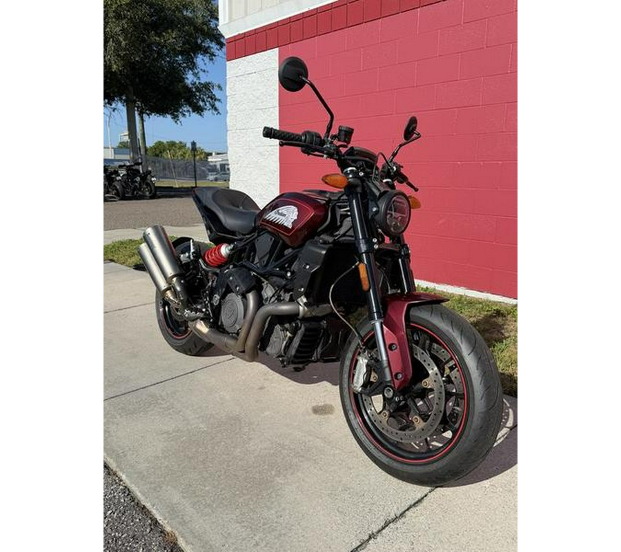 2022 Indian Motorcycle® FTR 1200 S, MAROON METALLIC