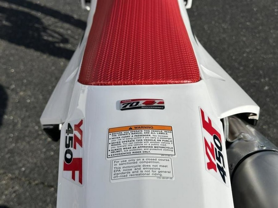 2026 Yamaha YZ450F 70th Anniversary Edition