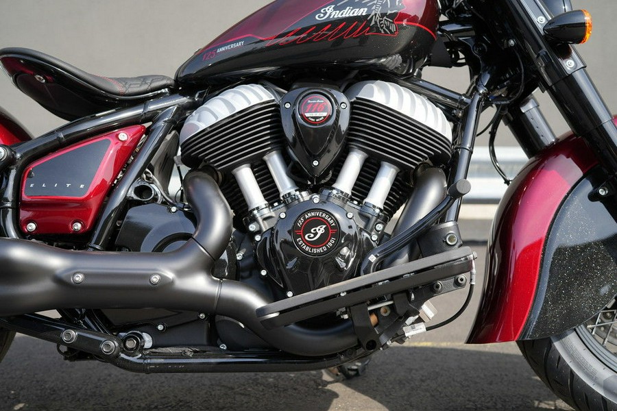 2026 Indian Motorcycle® Chief Vintage 125th Anniversary Edition 125th Anniversary Red with Black Cr