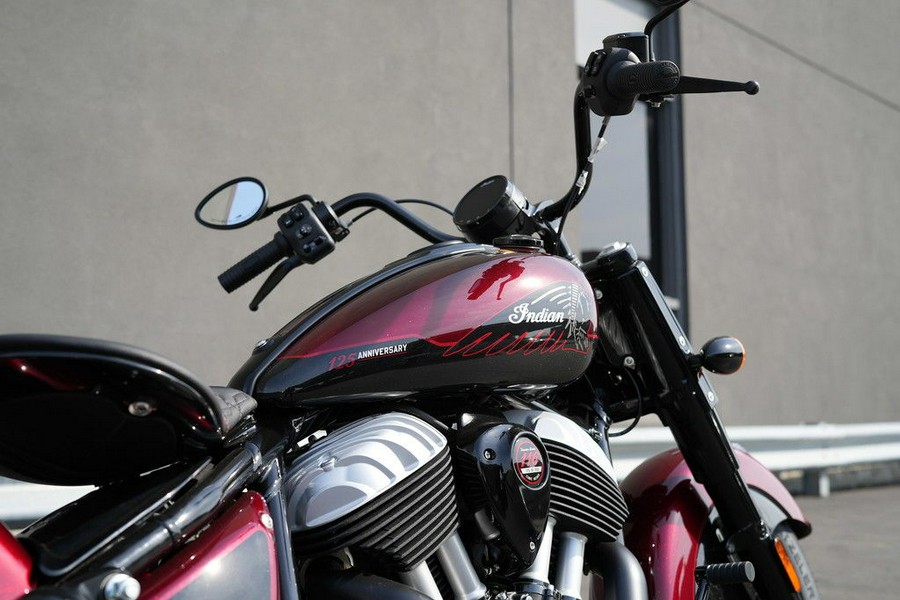 2026 Indian Motorcycle® Chief Vintage 125th Anniversary Edition 125th Anniversary Red with Black Cr