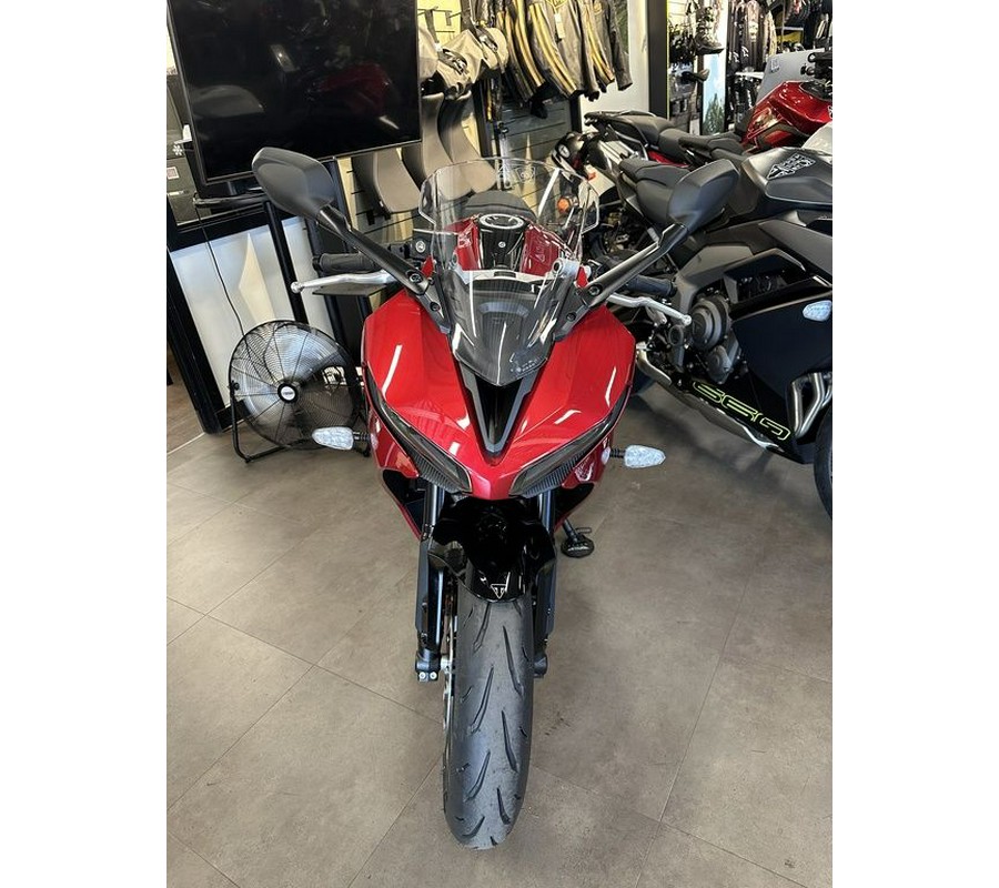 2025 Triumph Daytona 660 Carnival Red/Sapphire Black