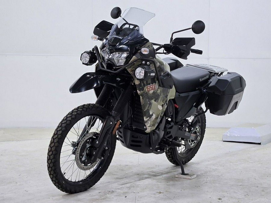 2026 Kawasaki KLR650 Adventure ABS Cypher Camo Beige