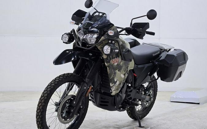 2026 Kawasaki KLR650 Adventure ABS Cypher Camo Beige