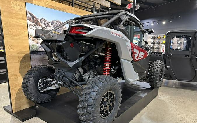 2024 Can-Am® Maverick X3 RS Turbo Fiery Red & Hyper Silver