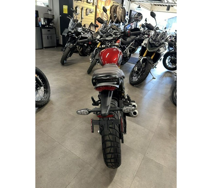 2024 Triumph Scrambler 400 X Carnival Red / Phantom Black