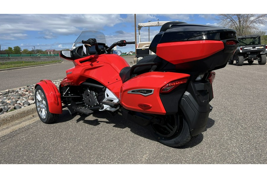 2024 Can-Am SPYDER F3 LIMITED - PLASMA RED / PLATINUM