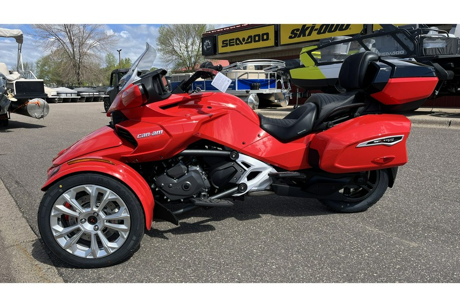 2024 Can-Am SPYDER F3 LIMITED - PLASMA RED / PLATINUM