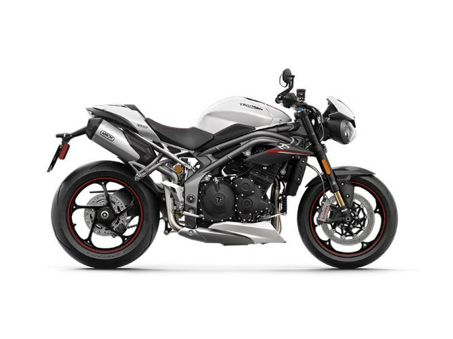 2019 Triumph Speed Triple RS Crystal White Metallic