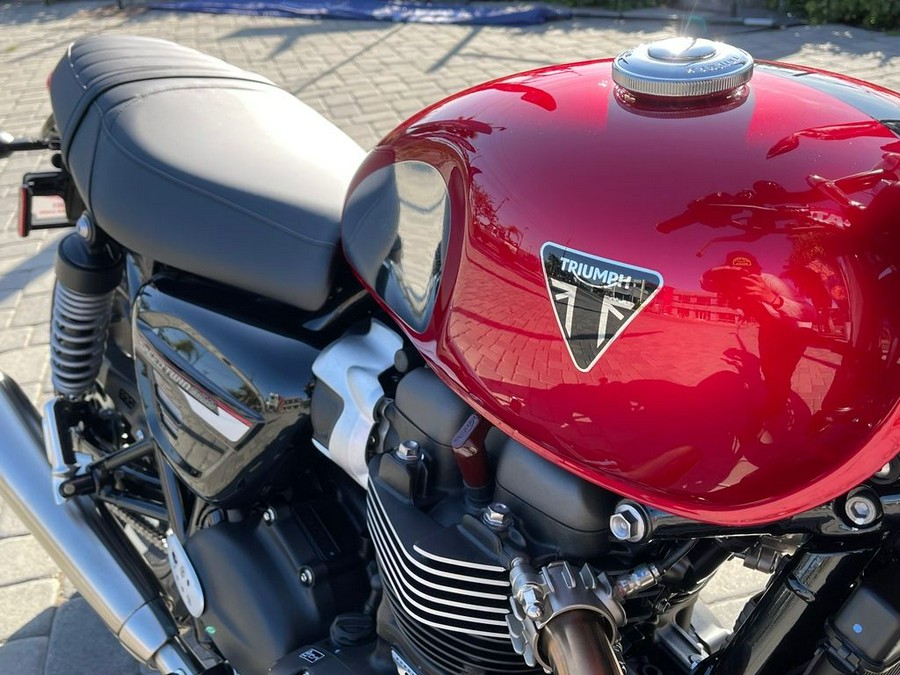 2023 Triumph Speed Twin 900 Chrome Edition Red Hopper