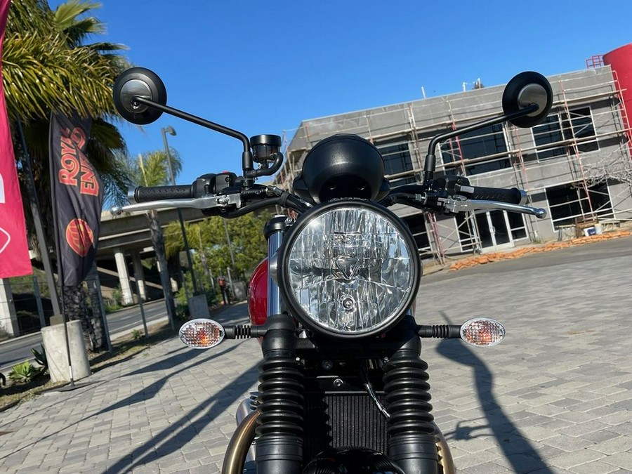 2023 Triumph Speed Twin 900 Chrome Edition Red Hopper