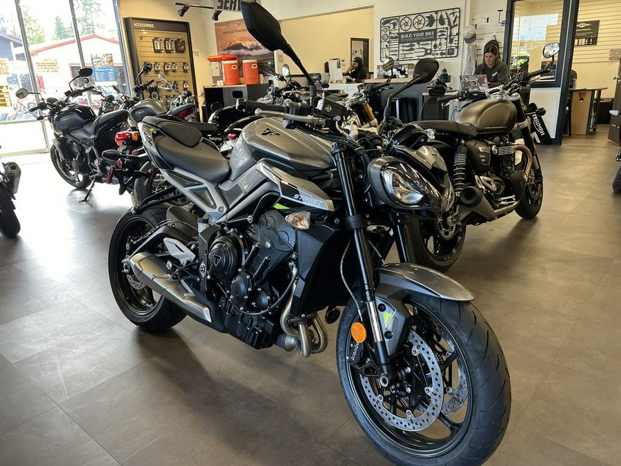 2024 Triumph Street Triple 765 R Silver Ice