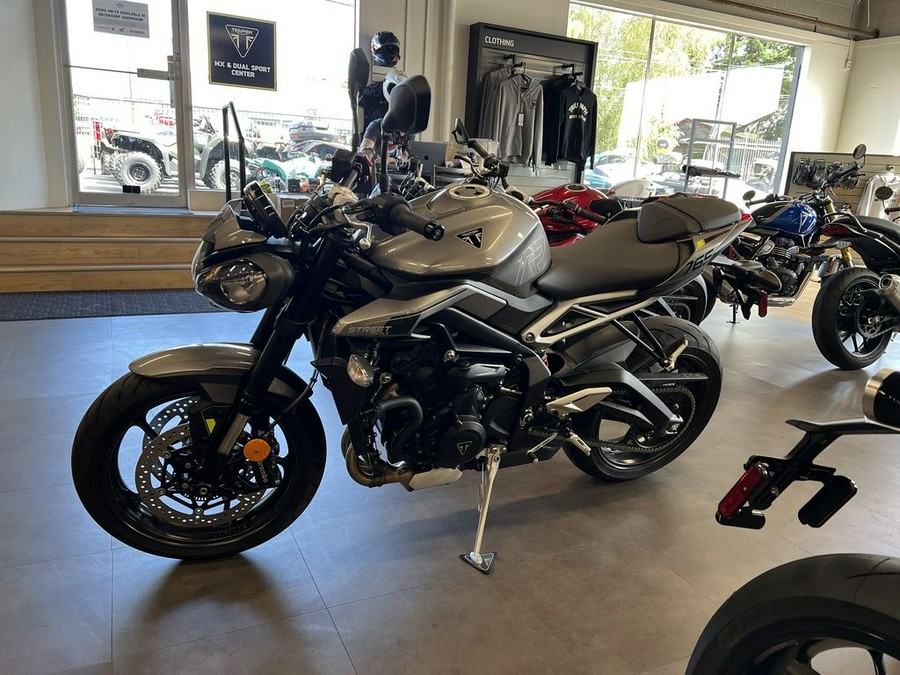 2024 Triumph Street Triple 765 R Silver Ice