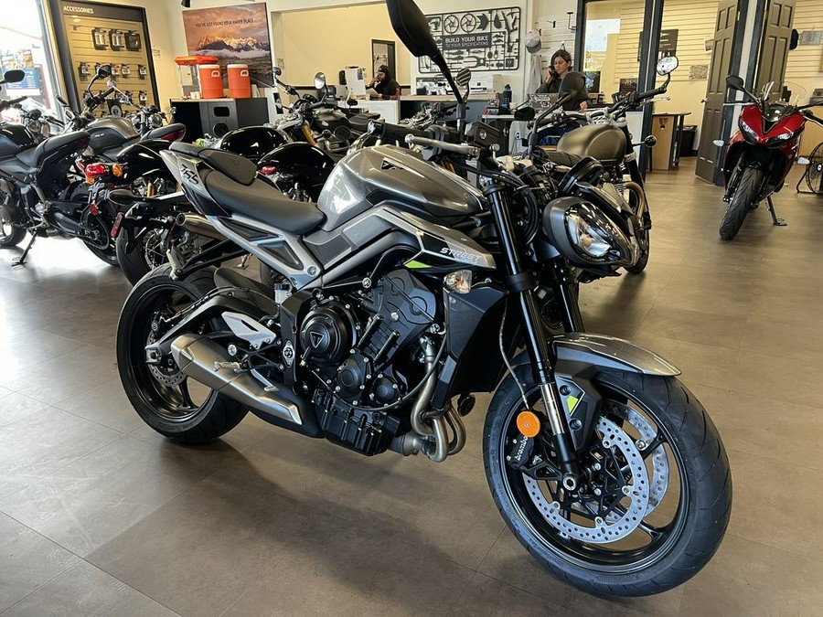 2024 Triumph Street Triple 765 R Silver Ice