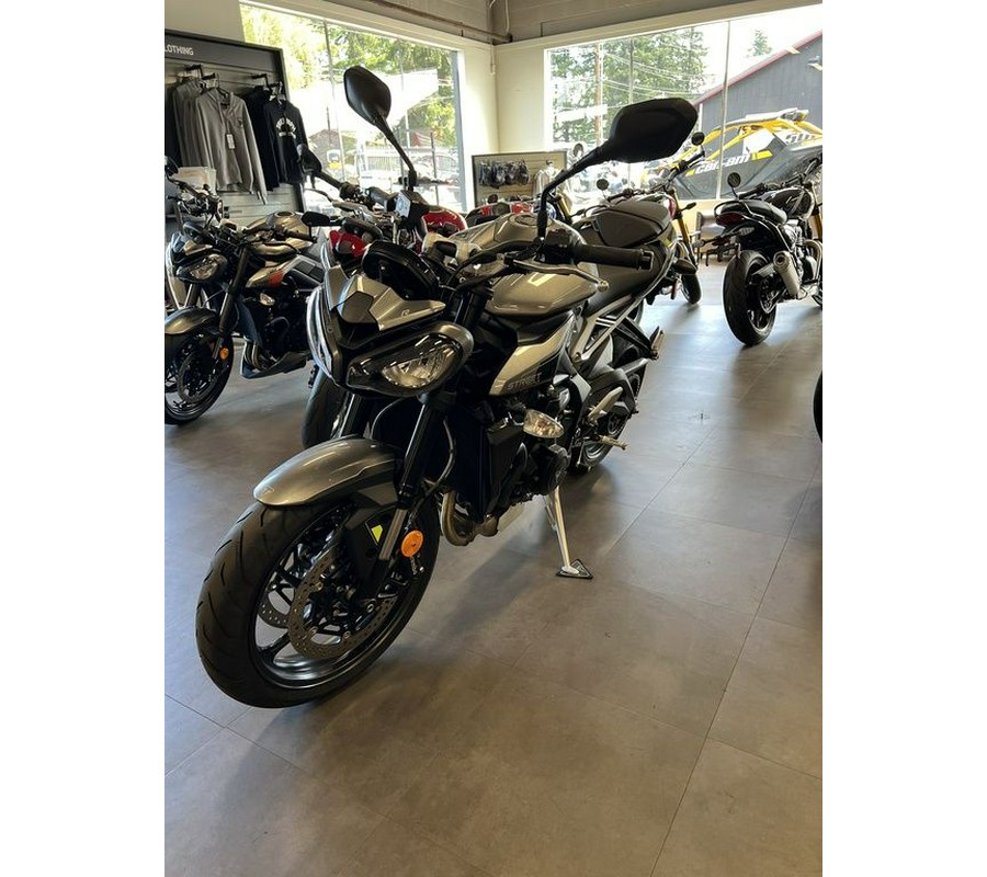 2024 Triumph Street Triple 765 R Silver Ice