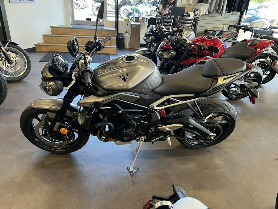 2024 Triumph Street Triple 765 R Silver Ice