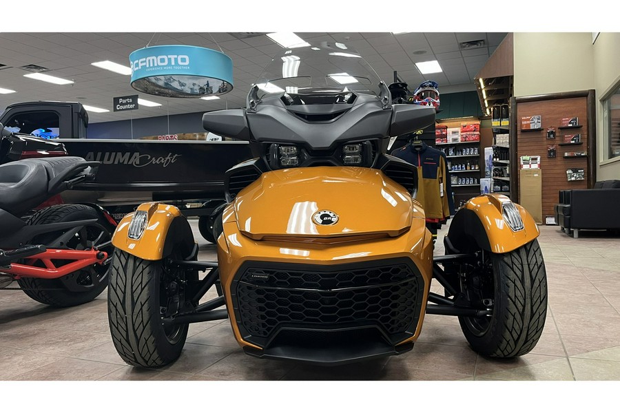 2024 Can-Am SPYDER F3 LIMITED SPECIAL SERIES - COGNAC METALLIC / CARBON BLACK