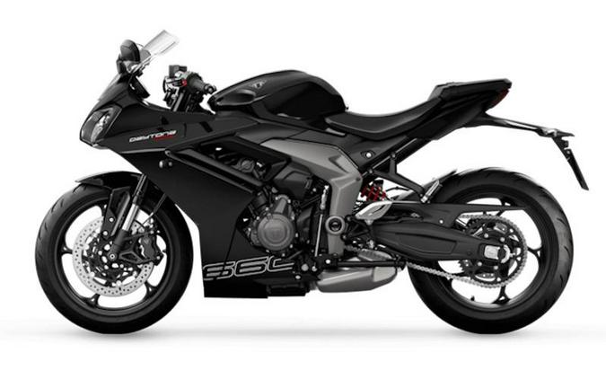 2026 Triumph Daytona 660 Sapphire Black