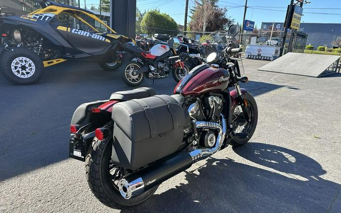 2025 Indian Motorcycle® Super Scout® Maroon Metallic with Graphics