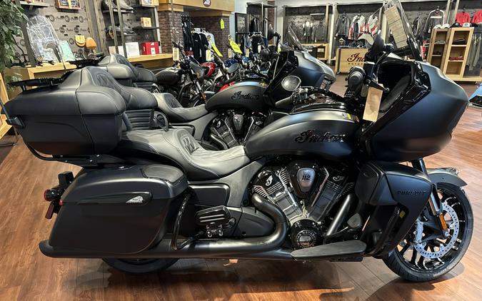 2026 Indian Motorcycle PURSUIT DARK HORSE 112, BLACK SMOKE, 49ST Dark Horse® with PowerBand Audio Package