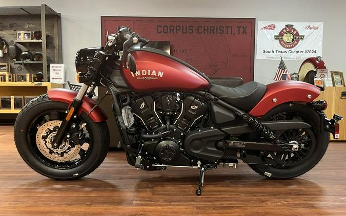 2025 Indian Motorcycle® Scout® Bobber Limited Sunset Red Smoke