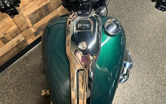 2024 Harley-Davidson Breakout 117 Alpine Green FXBR