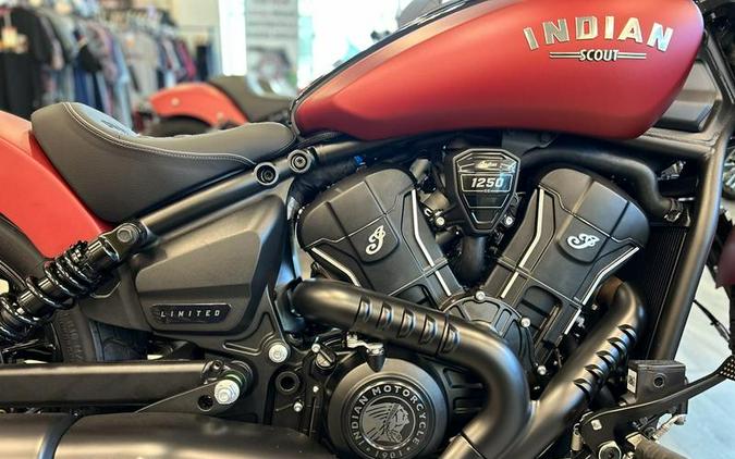 2025 Indian Motorcycle® Scout® Bobber Limited +Tech Sunset Red Smoke