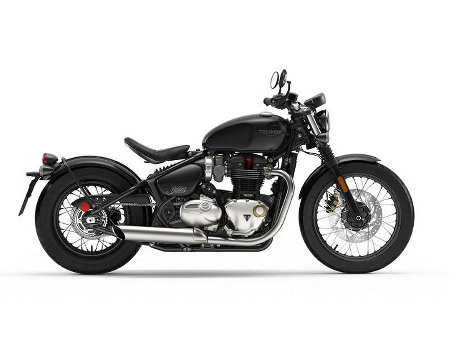 2020 Triumph Bonneville Bobber Jet Black