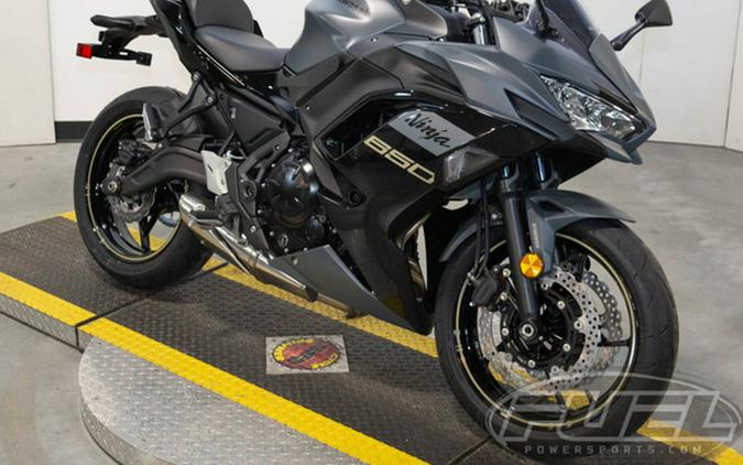 2024 Kawasaki Ninja 650 ABS Metallic Matte Dark Gray/Metallic S