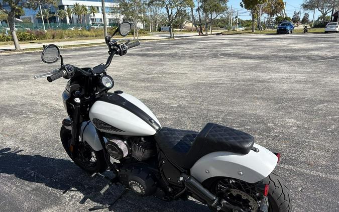 2024 Indian Motorcycle® Chief Bobber Ghost White Metallic Smoke