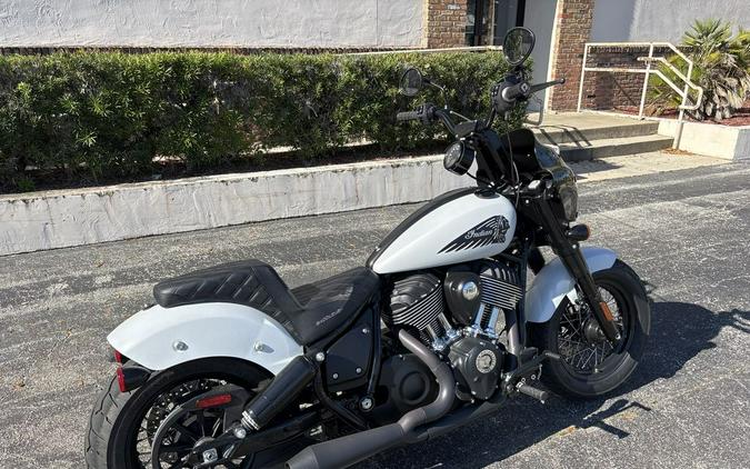2024 Indian Motorcycle® Chief Bobber Ghost White Metallic Smoke