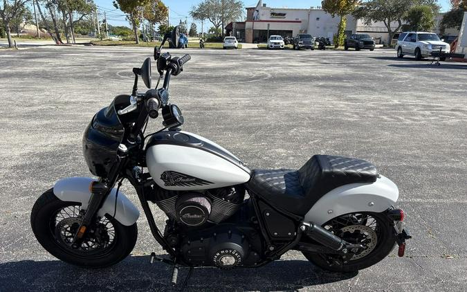 2024 Indian Motorcycle® Chief Bobber Ghost White Metallic Smoke