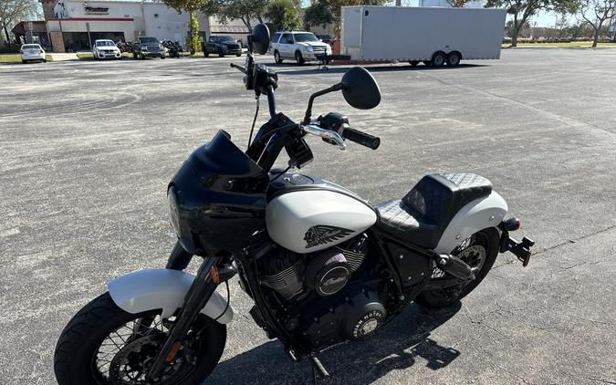 2024 Indian Motorcycle® Chief Bobber Ghost White Metallic Smoke