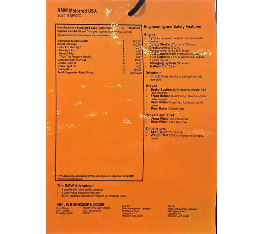 2024 BMW R 18 Roctane