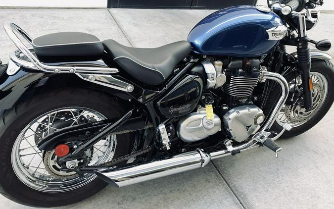 2020 Triumph Bonneville Speedmaster Cobalt Blue/Jet Black