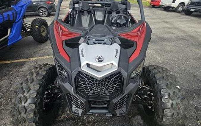 2024 Can-Am® Maverick X3 DS Turbo Fiery Red & Hyper Silver