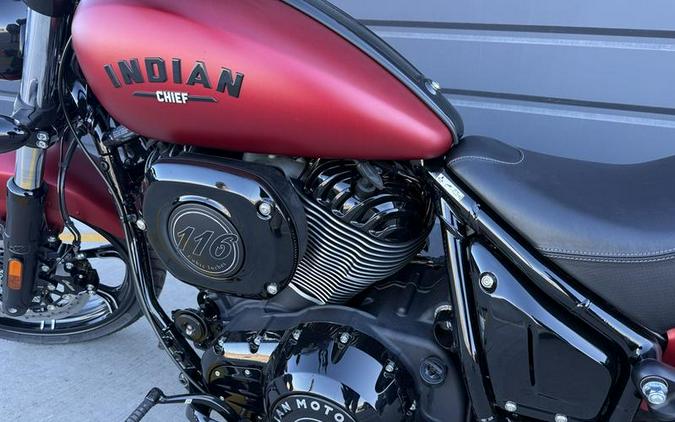 2025 Indian Motorcycle® Chief® Dark Horse® Sunset Red Smoke
