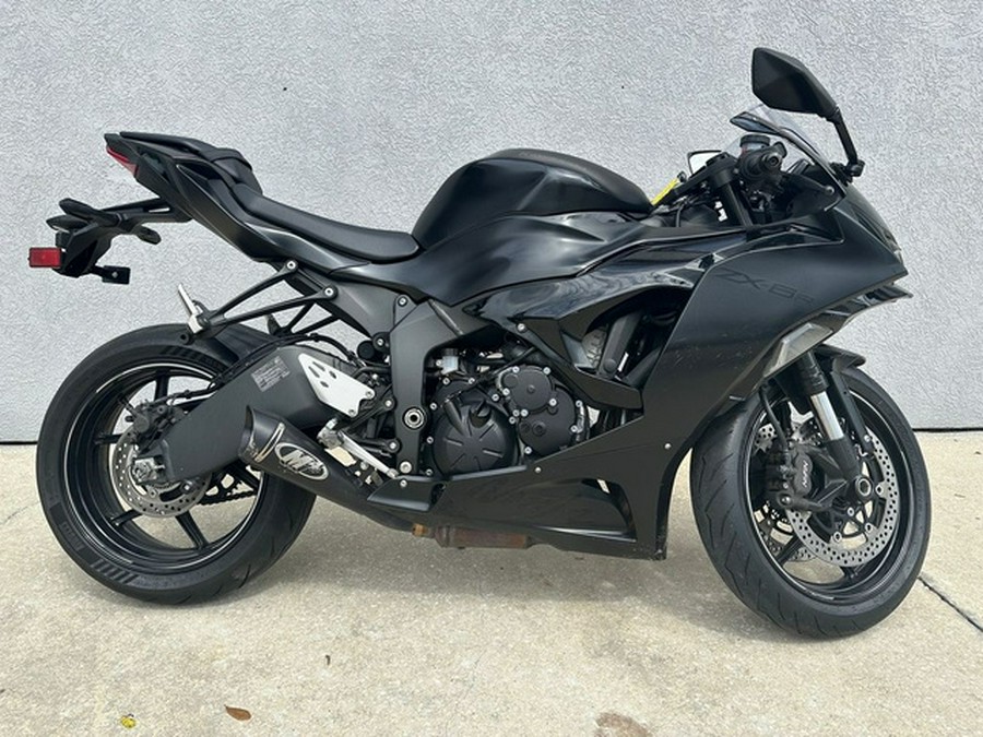 2024 Kawasaki Ninja ZX-6R Metallic Flat Spark Black/Ebony