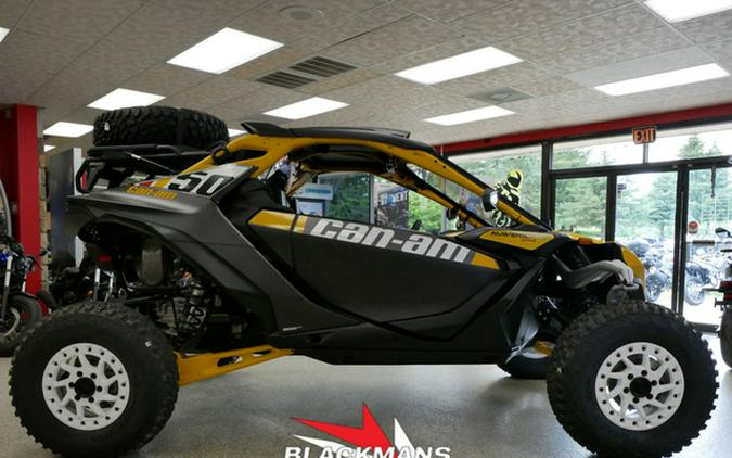 2024 Can-Am Maverick R X RS Carbon Black & Neo Yellow