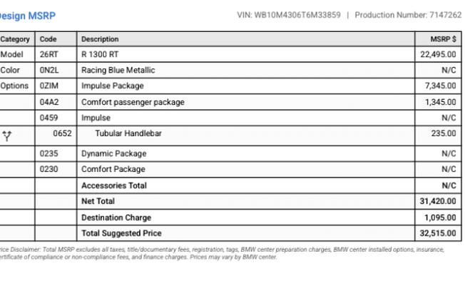 2026 BMW R 1300 RT