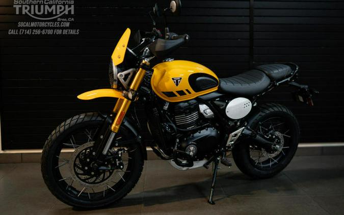 2026 Triumph Scrambler 400 XC Racing Yellow