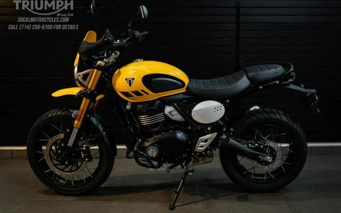2026 Triumph Scrambler 400 XC Racing Yellow