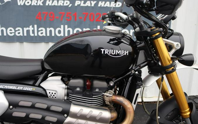 2022 Triumph Scrambler 1200 XE Sapphire Black