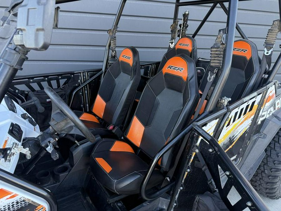 2012 Polaris® Ranger RZR® 4 800 EPS White/Orange Madness
