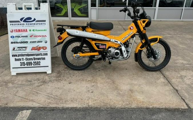 2024 Honda Trail125 Turmeric Yellow