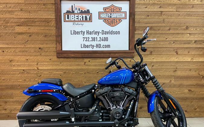 2024 Harley-Davidson Street Bob 114 Blue Burst FXBBS